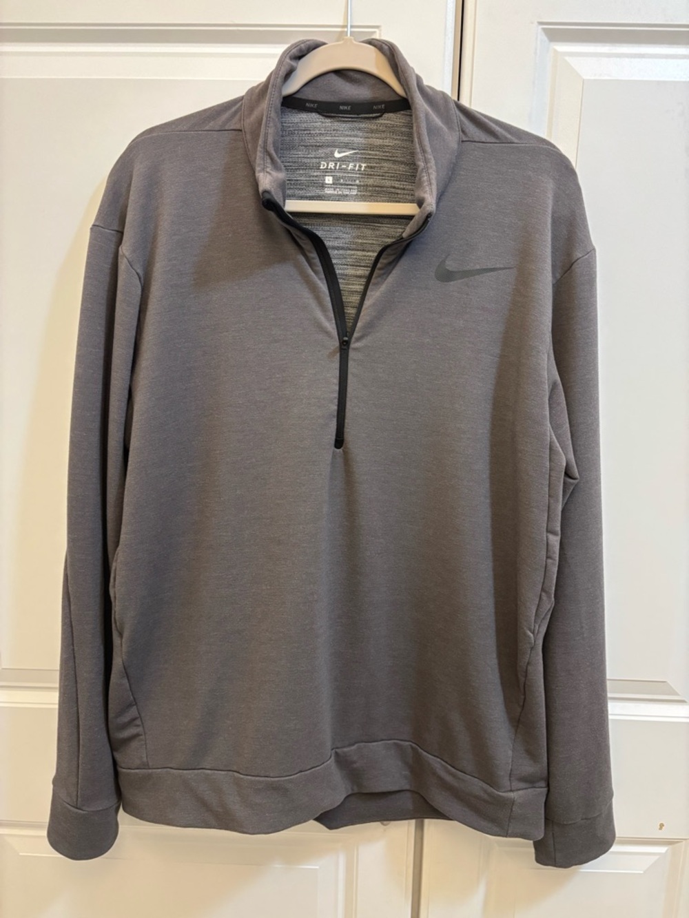 Nike Gray Half-Zip Dri-FIT Pullover